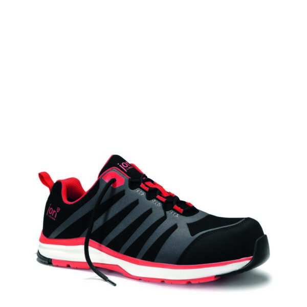 Jori Jo_Rapid Black-Red Low Esd S3 veiligheidsschoen